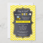 Bijengeslacht onthult uitnodigingen voor babydouch (Voorkant)