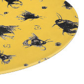 Bijenglas snijplank – Natuur Lover Kitchen Gi (Hoek)