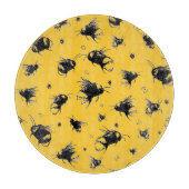 Bijenglas snijplank – Natuur Lover Kitchen Gi (Voorkant)