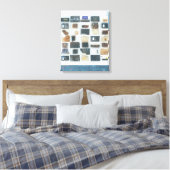 Bijenharsen Canvas Afdruk (Insitu (Slaapkamer))