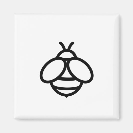 bijenhommel Schattige insect Magneet (Voorkant)