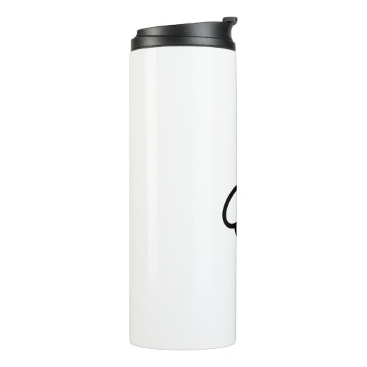 bijenhommel Schattige insect Thermosbeker (Gedraaid links)