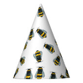 Bijenhommelverjaardag met jute honingbijen feesthoedjes (Voorkant)