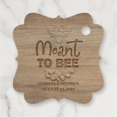 Bijenhoning Bedankjes Labels (Achterkant)