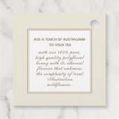  bijenhoning kraft Neck Label Bijenteler (Achterkant)