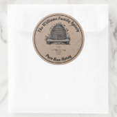 Bijenhoning Pot Imker Etiket | Pure Rauw Honing (Tas)