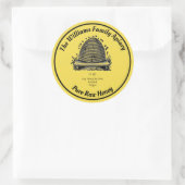Bijenhoning Pot Imker Etiket | Pure Rauw Honing (Tas)