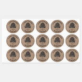 Bijenhoning Pot Imker Etiket | Pure Rauw Honing Labels (Vel)