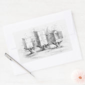  bijenhoning rechthoekige sticker (Envelop)