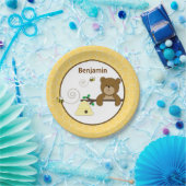 Bijenhoningbijen en -Beer Papieren Bordje (Feest)