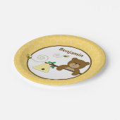 Bijenhoningbijen en -Beer Papieren Bordje (Gekanteld)