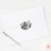 bijenhoningbijen hart sticker (Envelop)