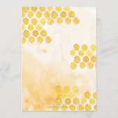 bijenhoningbijenbloem menu (Achterkant)