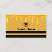 Bijenhoningbijenteelt Visitekaartje (Voorkant)