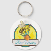 Bijenhoninggeel Insecte Sleutelhanger (Achterkant)