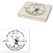Bijenhoningkweker Gepersonaliseerd Rubberstempel (Gestempeld)