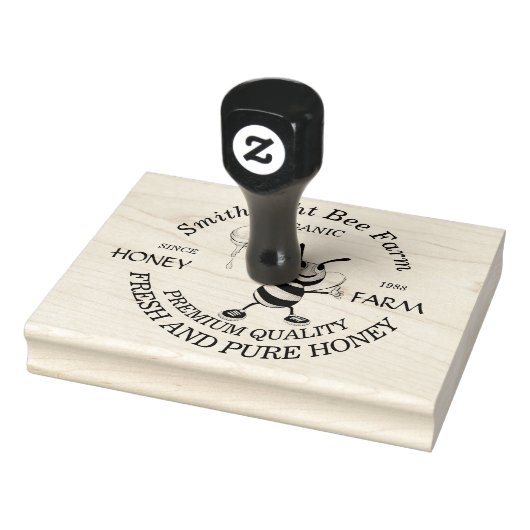 Bijenhoningkweker Speciaal Rubberstempel (Stempel)
