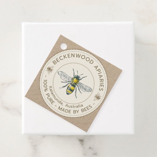  bijenhoningpot Label imker (In situ)