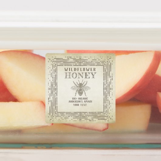  bijenhoningpot labels (Aangebracht)