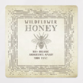  bijenhoningpot labels (Design 1)