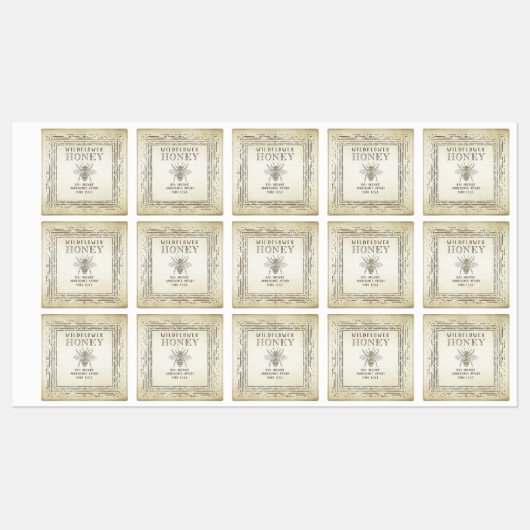  bijenhoningpot labels (Vel)
