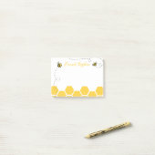 Bijenhoningraat plaknotities post-it® notes (Op bureau)
