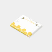 Bijenhoningraat plaknotities post-it® notes (Schuin)