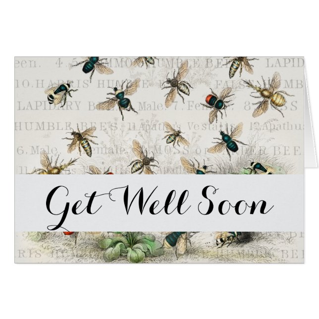 Bijenhoningwerker Queen Bees Antiek (Voorkant Horizontaal)