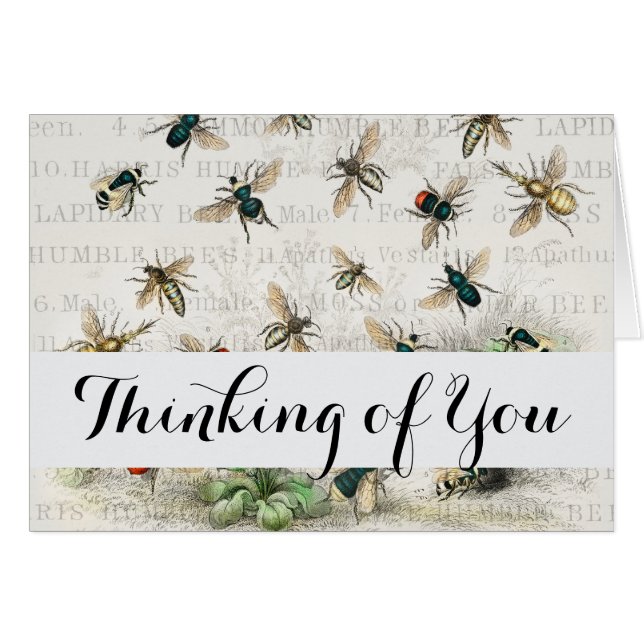 Bijenhoningwerker Queen Bees Antiek (Voorkant Horizontaal)