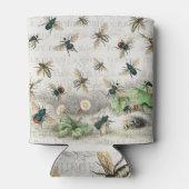 Bijenhoningwerker Queen Bees Antiek Blikjeskoeler (Achterkant)