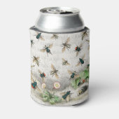 Bijenhoningwerker Queen Bees Antiek Blikjeskoeler (Blikje Achterkant)