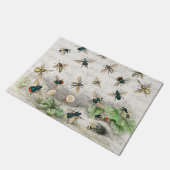Bijenhoningwerker Queen Bees Antiek Deurmat (Schuin)
