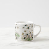 Bijenhoningwerker Queen Bees Antiek Espresso Kop (Rechts)