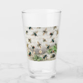 Bijenhoningwerker Queen Bees Antiek Glas (Voorkant)