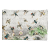 Bijenhoningwerker Queen Bees Antiek Kussensloop (Achterkant)