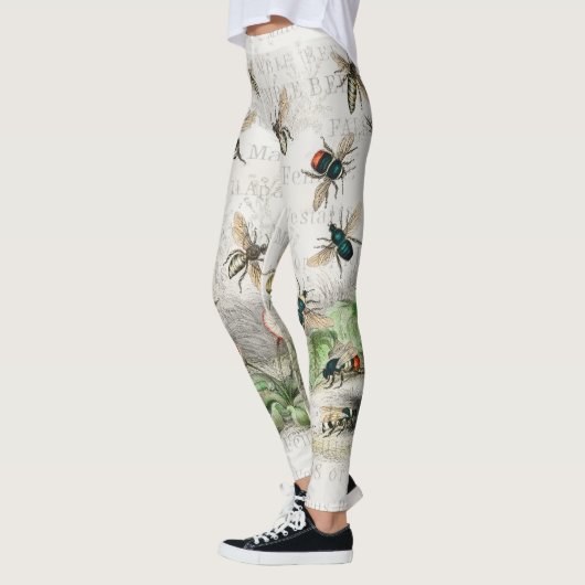 Bijenhoningwerker Queen Bees Antiek Leggings (Links)
