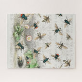 Bijenhoningwerker Queen Bees Antiek Legpuzzel (Horizontaal)