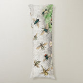 Bijenhoningwerker Queen Bees Antiek Lichaamskussen (Voorkant Verticaal)