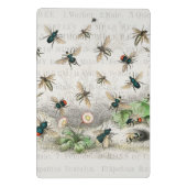 Bijenhoningwerker Queen Bees Antiek Mini Klembord (Achterkant)