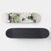 Bijenhoningwerker Queen Bees Antiek Persoonlijk Skateboard (Horizontaal)