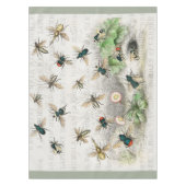 Bijenhoningwerker Queen Bees Antiek Tafelkleed (Voorkant)