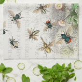 Bijenhoningwerker Queen Bees Antiek Theedoek (Gevouwen)