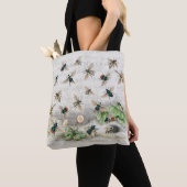Bijenhoningwerker Queen Bees Antiek Tote Bag (Dichtbij)