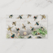 Bijenhoningwerker Queen Bees Antiek Visitekaartje (Achterkant)