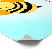 Bijenhopbellen vogelbanner poster (Hoek)