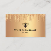 Bijenhouder Apiarist Bijen Boerderij Honeycomb Bu Visitekaartje (Voorkant)