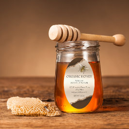 Bijenhouder Apiarist Bijen Boerderij Honingbijen H Ovale Sticker