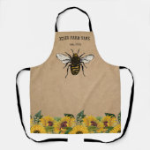Bijenhouder Apiarist Bijen Boerderij Honingbijen H Schort (Voorkant)