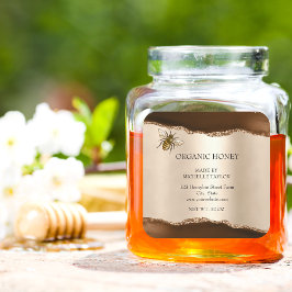 Bijenhouder Apiarist Bijen Boerderij Honingbijen H Vierkante Sticker