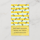 Bijenhouder Apiary Bee Boerderij Honingbijen en St Visitekaartje (Achterkant)